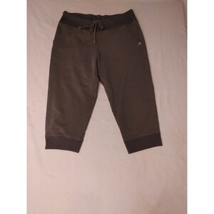 Icebreaker Merino Wool Stretch Capri Pants Gray‎ Women's Sz Sm Hiking Outdoors